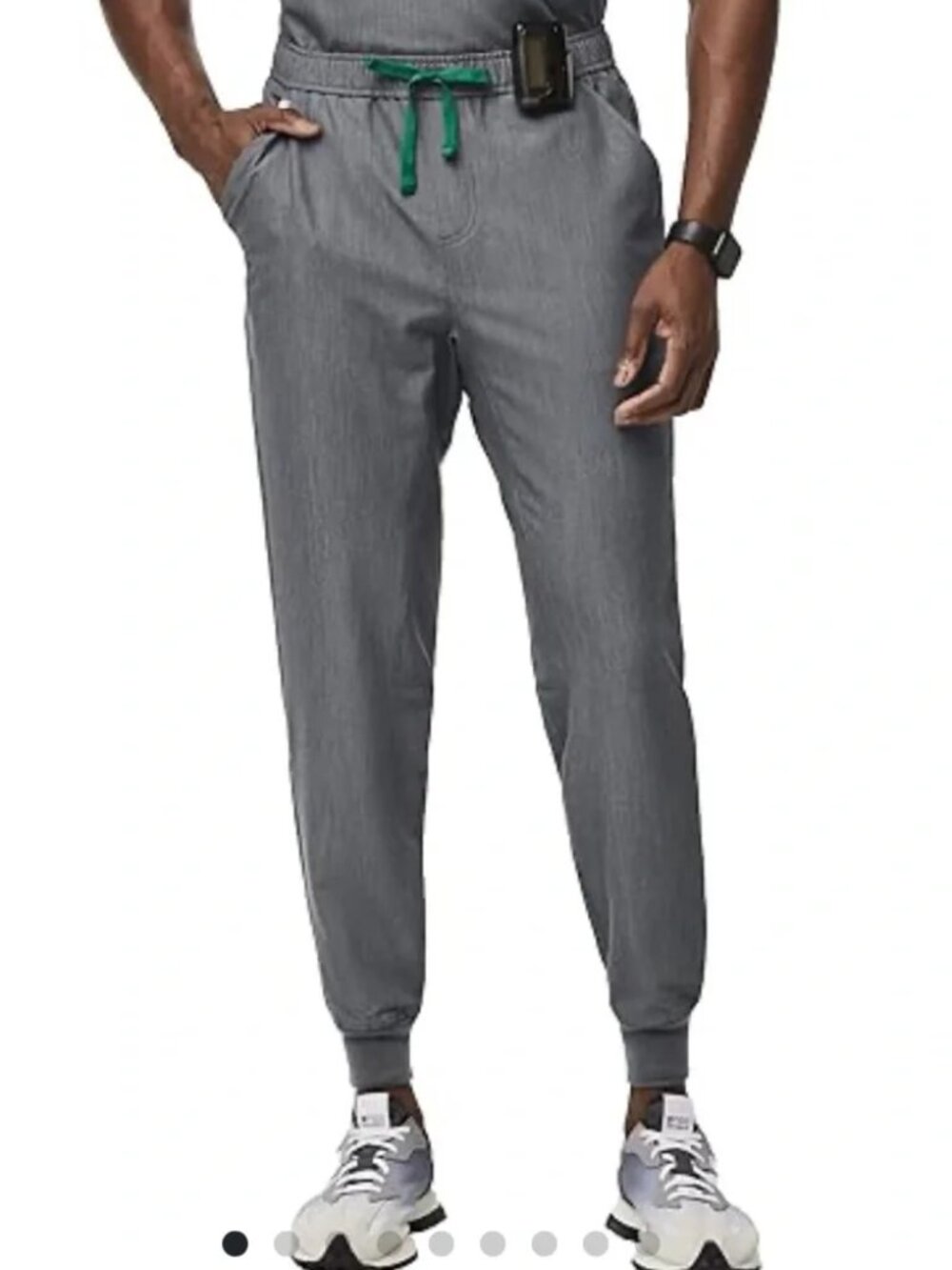 FIGS Tansen Scrub Jogger Pants Mens Small Gray Technical Collection Stretch Dr.